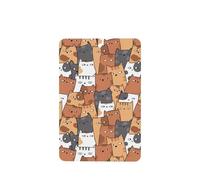 Phayah Rectangle Car Air Fresheners Cards 6 Pcs Orange Cats Pattern Aromatherapy Tablets Hanging Scented Card - Lavender Scent Eliminate Odor