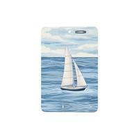 Phayah Rectangle Car Air Fresheners Cards 6 Pcs Sailboat Sailing Pattern Aromatherapy Tablets Hanging Scented Card - Lavender Scent Eliminate Odor