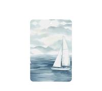 Phayah Rectangle Car Air Fresheners Cards 6 Pcs Sailboat Sketch Pattern Aromatherapy Tablets Hanging Scented Card - Lavender Scent Eliminate Odor