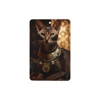 Phayah Rectangle Car Air Fresheners Cards 6 Pcs Shorthair Cats Pattern Aromatherapy Tablets Hanging Scented Card - Lavender Scent Eliminate Odor