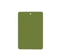 Phayah Rectangle Car Air Fresheners Cards 6 Pcs Solid Dark Green Pattern Auto Aromatherapy Tablets Hanging Scented Card - Lavender Scent