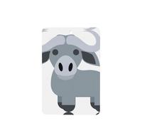 Phayah Rectangle Car Air Fresheners Cards 6 Pcs Water Buffalo Pattern Aromatherapy Tablets Hanging Scented Card - Lavender Scent Eliminate Odor