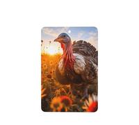 Phayah Red-Headed Turkey Pattern Lavender Scent Car Aroma Rectangle Hanging Fragrance Tablet Car Interior Fragrance Freshener 6p