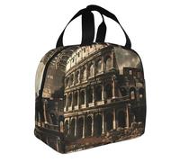 PHAYAH Remains of The Roman Colosseum Lunch Bag for Women Men, Insulated Box,High Container for Work, Travel, Outdoor Fishing, Picnicking