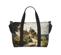 Phayah Romance in The Countryside Travel Duffel Bag,Sports Tote Gym Bag,Shoulder Weekender Overnight Bag for Women