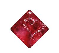 Phayah Romantic Heart Pattern Lavender Scent Car Air Freshener Square Card Hanging Hanging Scented Card 6 Pcs For Cars Closet Shoe