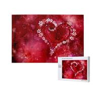 Phayah Romantic Heart Puzzles For Adults 1000 Pieces For Home Decor Intelligence Development Toys 29.5 X 19.7"