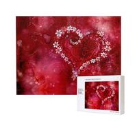 Phayah Romantic Heart Puzzles For Adults 500 Pieces For Home Decor Intelligence Development Toys 20.4 X 15"