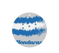Phayah Round Shape Car Air Fresheners Cards 4 Pcs Blue Honduras Flag Pattern Auto Aromatherapy Tablets Hanging Scented Card - Lavender Scent