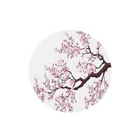 Phayah Round Shape Car Air Fresheners Cards 4 Pcs Cherry Blossoms Tree Pattern Auto Aromatherapy Tablets Hanging Scented Card - Lavender Scent