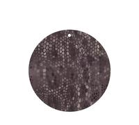 Phayah Round Shape Car Air Fresheners Cards 4 Pcs Classic Snake Skin Pattern Auto Aromatherapy Tablets Hanging Scented Card - Lavender Scent
