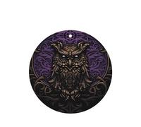 Phayah Round Shape Car Air Fresheners Cards 4 Pcs Dark Lords Pattern Auto Aromatherapy Tablets Hanging Scented Card - Lavender Scent