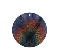 Phayah Round Shape Car Air Fresheners Cards 4 Pcs Holographic Dreams Pattern Auto Aromatherapy Tablets Hanging Scented Card - Lavender Scent