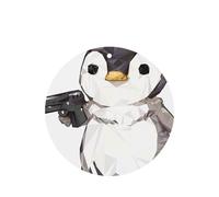 Phayah Round Shape Car Air Fresheners Cards 6 Pcs Cartoon Penguin Pattern Aromatherapy Tablets Hanging Scented Card - Lavender Scent Eliminate Odor
