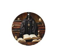 Phayah Round Shape Car Air Fresheners Cards 6 Pcs Grimoire Strange World Pattern Auto Aromatherapy Tablets Hanging Scented Card - Lavender Scent