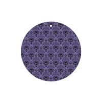 Phayah Round Shape Car Air Fresheners Cards 6 Pcs Haunted Mansion Pattern Aromatherapy Tablets Hanging Scented Card - Lavender Scent Eliminate Odor