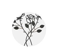 Phayah Round Shape Car Air Fresheners Cards 6 Pcs Metal Rose Pattern Aromatherapy Tablets Hanging Scented Card - Lavender Scent Eliminate Odor