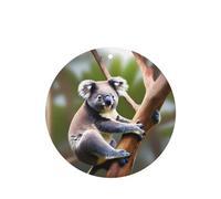 Phayah Round Shape Car Air Fresheners Cards 6 Pcs Tree Climbing Koala Pattern Aromatherapy Tablets Hanging Scented Card - Lavender Scent Eliminate Odor