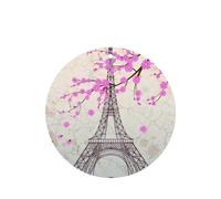 Phayah Round Shape Car Air Fresheners Cards 6 Pcs Vintage Eiffel Tower Pattern Aromatherapy Tablets Hanging Scented Card - Lavender Scent Eliminate Odor