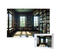 Phayah Rows Of Bookshelves Puzzles 1000 Piece For Jigsaw Puzzle Wooden Puzzle Forfamily Friend Home Decor Wall Art 29.5 X 19.7 In