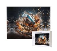 Phayah Rugby On Fire Puzzles for Adults 500 Pieces Children's Intelligence Development Toys 20.4 X 15in