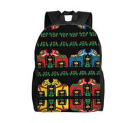PHAYAH Runner Swedish Dala Horse Folk Pattern Casual Shoulders Classical Basic Travel Backpack Travel And Outdoor Activities