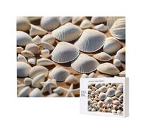 Phayah Seashells By The Beach Puzzles For Adults 500 Pieces For Home Decor Intelligence Development Toys 20.4 X 15"