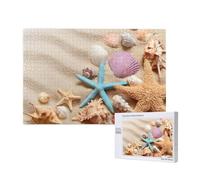 Phayah Seashells Starfish Puzzles For Adults 1000 Pieces For Home Decor Intelligence Development Toys 29.5 X 19.7"