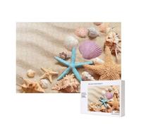 Phayah Seashells Starfish Puzzles For Adults 300 Pieces For Home Decor Intelligence Development Toys 15.7 X 11"