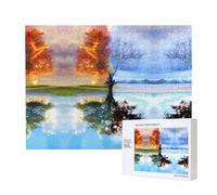 Phayah Season Tree Of Life Jigsaw Puzzles For Adults 500 Pieces.Home Decor Birthday Party For Men Women 20.4 X 15"