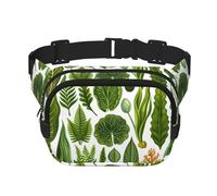 Phayah Seaweed Coral Under The Sea Men Women Hip Bum Bag With Adjustable Strap For Outdoors Workout Traveling Casual Running Hiking Cycling