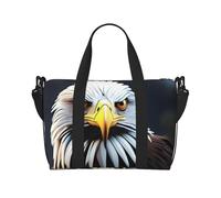 Phayah Sharp Eagle Eyes Travel Duffle Bag Weekender Overnight Gym Tote for Women Girls Shoulder Bag Workout Water Resistant