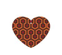 Phayah Shining Overlook Pattern Lavender Scent Car Air Freshener Heart Shape Card Hanging Hanging Scented Card 6 Pcs For Cars Closet Shoe