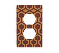 Phayah Shining Overlook Pattern Outlet Covers Plate Receptacle Duplex Light Switch Cover Plate for Kitchen Bathroom Bedroom Farmhouse Decor