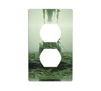 Phayah Shipwreck in The Deep Pattern Outlet Covers Wall Plate Receptacle Duplex Light Switch Cover Plate Single Dual Plug Electrical Switchplate