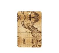 Phayah Simple World Map Pattern Lavender Scent Car Air Freshener Rectangle Card Hanging Hanging Scented Card 4 Pcs For Cars Closet Shoe