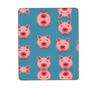Phayah Sketch of A Pig's Head Pattern Mouse Pad Waterproof Surface & Non-Slip Rubber Base with Stitched Edges Gaming Mouse Mat for Laptop 10 X 12 Inch