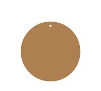 Phayah Solid Color Brown Pattern Lavender Scent Car Air Freshener Round Shape Card Hanging Hanging Scented Card 4 Pcs For Cars Closet Drawer