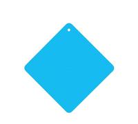 Phayah Solid Color Light Blue Pattern Lavender Scent Car Air Freshener Square Card Hanging Hanging Scented Card 4 Pcs For Cars Closet Drawer
