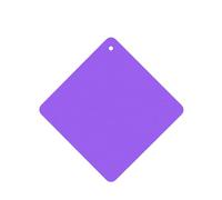 Phayah Solid Color Light Purple Pattern Lavender Scent Car Air Freshener Square Card Hanging Hanging Scented Card 6 Pcs For Cars Closet Drawer