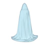 PHAYAH Solid Color Small Fresh Pattern Hooded Cloak Cape Witch Halloween Costumes For Cosplay Costume Masquerade Women Men Robe M