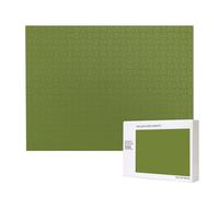 Phayah Solid Dark Green Jigsaw Puzzles for Adults 500 Pieces.Home Decor Birthday Party for Men Women 20.4 X 15