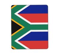 PHAYAH South Africa Flag Pattern Mouse Pads, Portable Wireless Mouse Pad, Non-Slip Rubber Base Laptop Mousepad Smooth Surface for Office & Travel 7.9 X 9.5 in
