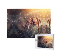 Phayah Spider-Knowledge Puzzles 1000 Piece For Jigsaw Puzzle Wooden Puzzle Forfamily Friend Home Decor Wall Art 29.5 X 19.7 In