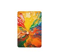 Phayah Spilt Colour Palette Pattern Lavender Scent Car Aroma Rectangle Hanging Fragrance Tablet Car Interior Fragrance Freshener 4p