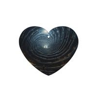 Phayah Spiral Into Infinity Pattern Lavender Scent Car Aroma Heart Shape Hanging Fragrance Tablet Car Interior Fragrance Freshener 4p