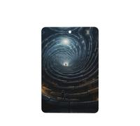 Phayah Spiral Into Infinity Pattern Lavender Scent Car Aroma Rectangle Hanging Fragrance Tablet Car Interior Fragrance Freshener 6p