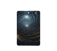 Phayah Spiral Into Infinity Pattern Lavender Scent Car Aroma Rectangle Hanging Fragrance Tablet Car Interior Fragrance Freshener 4p