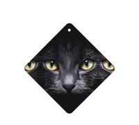 Phayah Square Car Air Fresheners Cards 4 Pcs Cats Pattern Auto Aromatherapy Tablets Hanging Scented Card - Lavender Scent