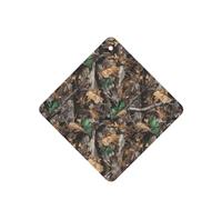 Phayah Square Car Air Fresheners Cards 4 Pcs Cold Tree Camouflage Pattern Auto Aromatherapy Tablets Hanging Scented Card - Lavender Scent